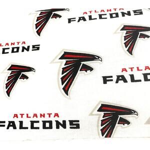 Pre-cut Fabric Swatches Atlanta Falcons Size 9” x 6” Red Black White Sports 160
